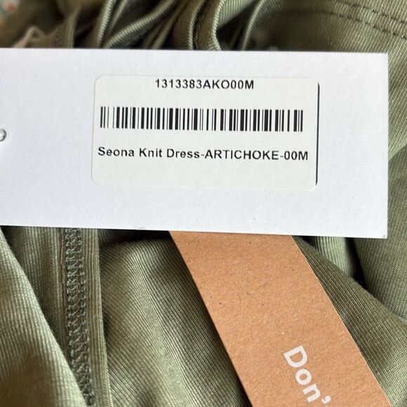 Reformation Seona Sage Artichoke Backless Maxi Dress Large NWT - Picture 10 of 10